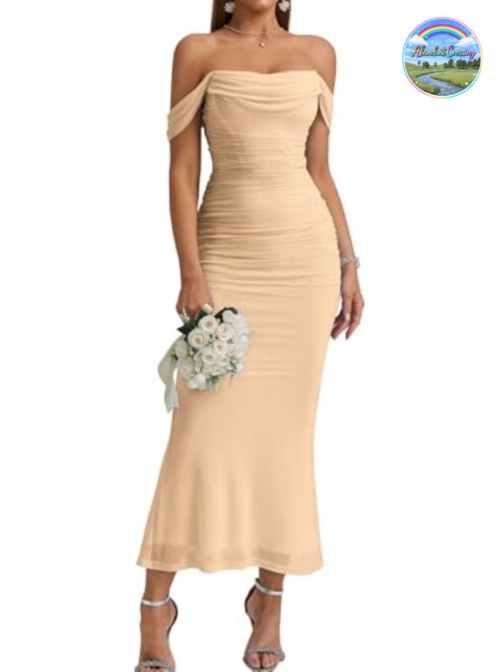 Off Shoulder Maxi Long Corset Formal Wedding Guest Dress Bodycon